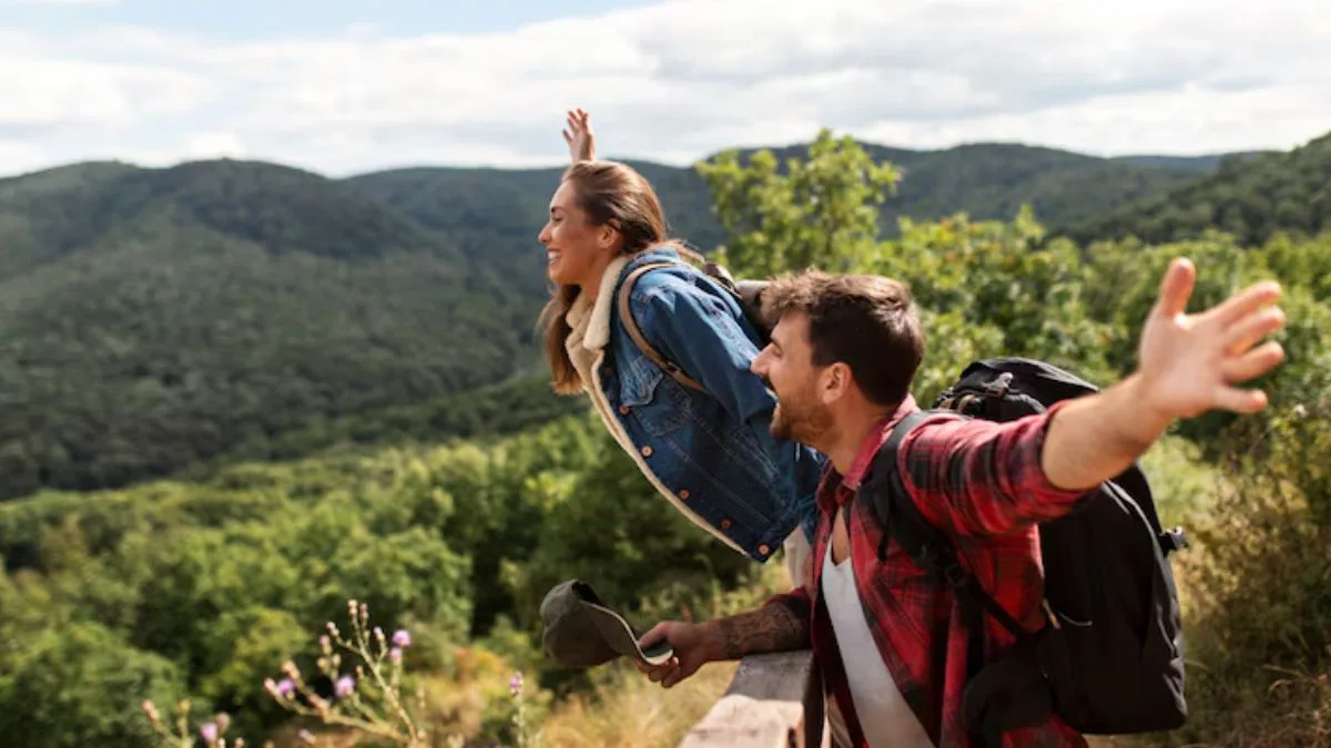 Traveler enjoying a scenic view during a Hoptraveler.com travel lifestyle experience