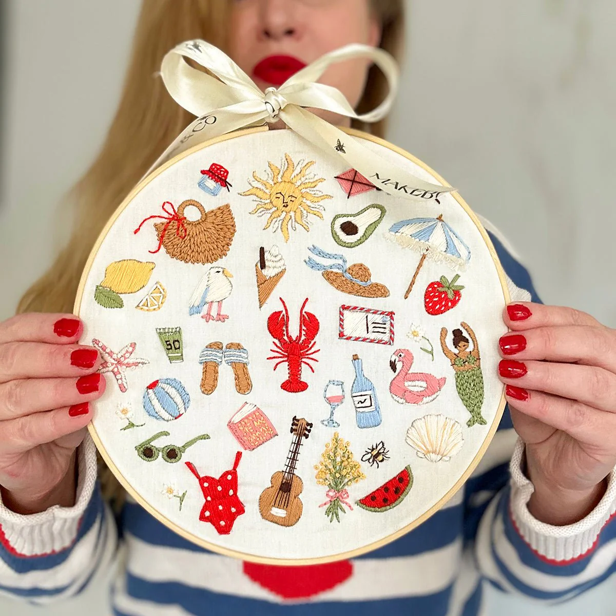 Embroidery embroidery hoop